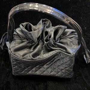 Estee Lauder Black Quilted Makeup Bag